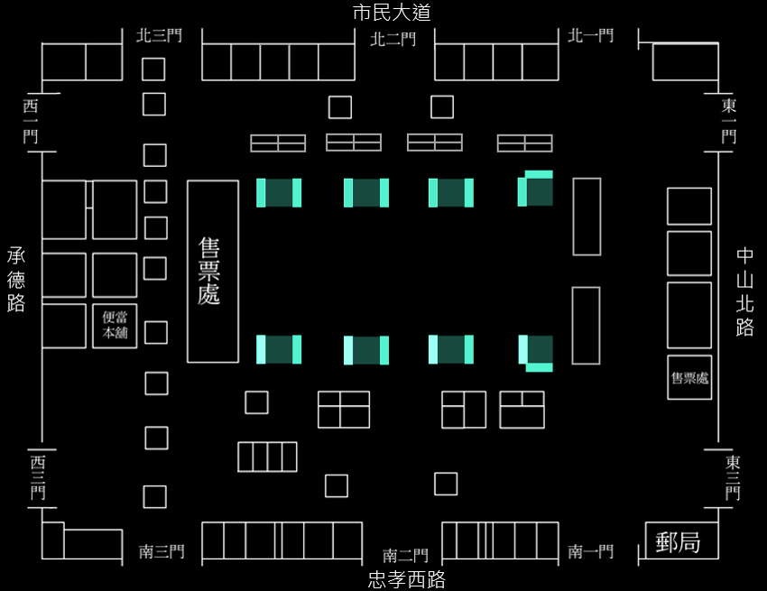 台北車站-大廳燈箱